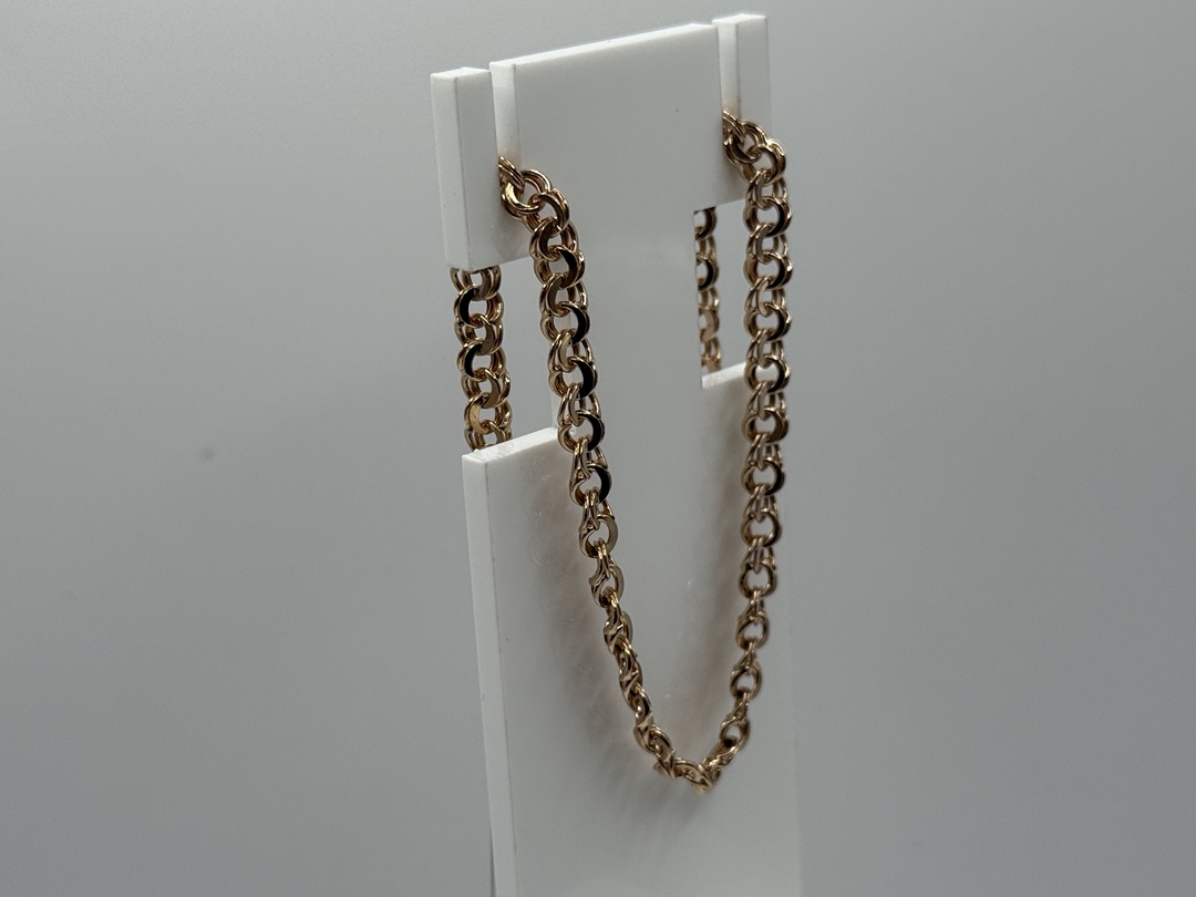 ЦПБС585 ЦЕПЬ ПУСТОТЕЛАЯ Бисмарк (Au 585)