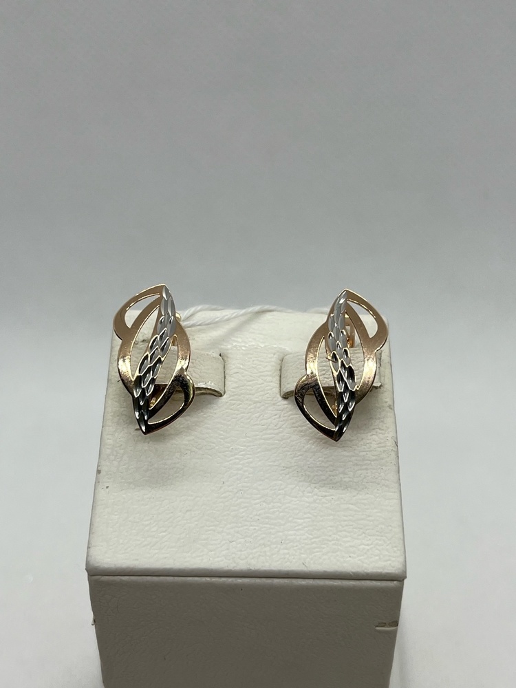 СЕРЬГИ БЕЗ КАМНЯ (Au 585)