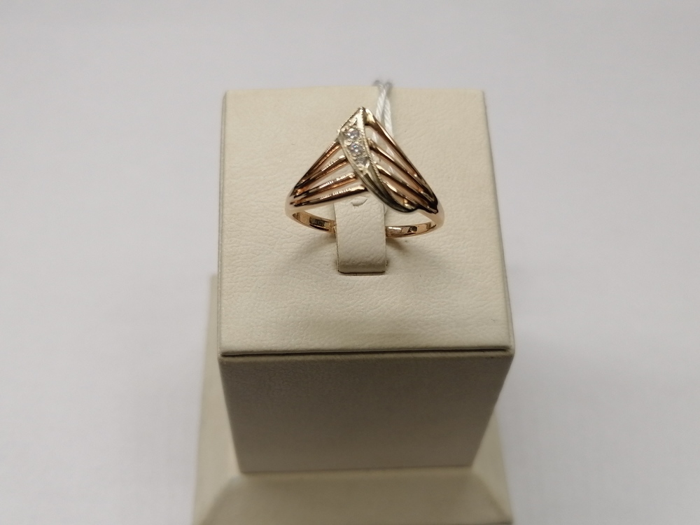 КОЛКМИ585 КОЛЬЦО С КАМНЯМИ (Au 585)