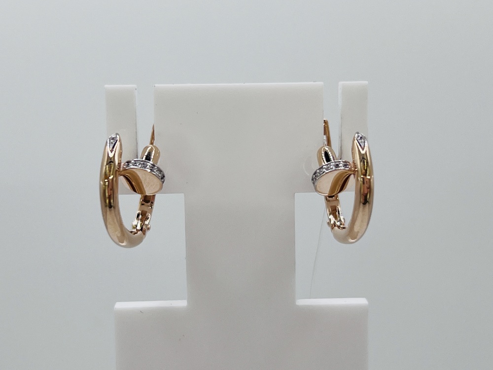 СЕРЬГИ С КАМНЯМИ (Au 585)