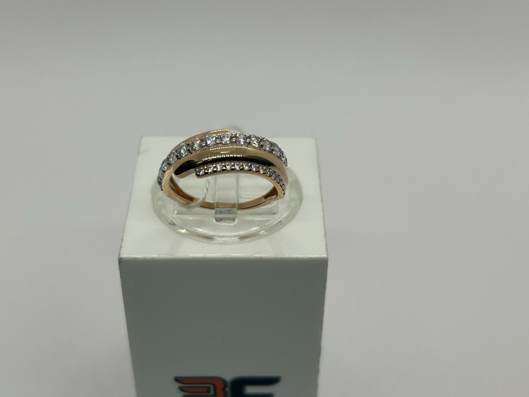 КОЛКМИ585 КОЛЬЦО С КАМНЯМИ (Au 585)