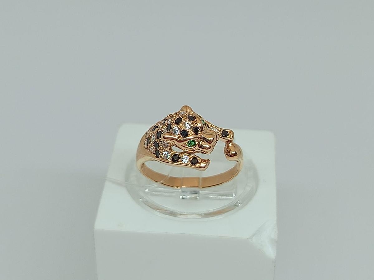 КОЛЬЦО С КАМНЯМИ (Au 585)