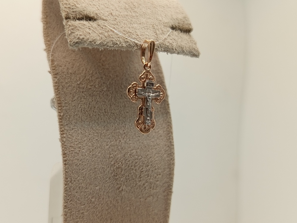 810-00135-10-00-00-00 ПОДВЕСКА КРЕСТ без камня (Au 585)