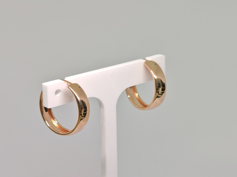 СЕРЬГИ КОНГО без камня (Au 585)