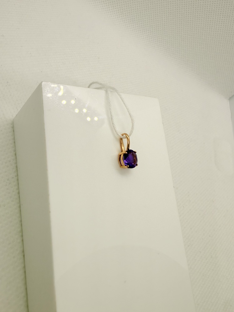 ПОДКМ585 ПОДВЕСКА С КАМНЕМ (Au 585)