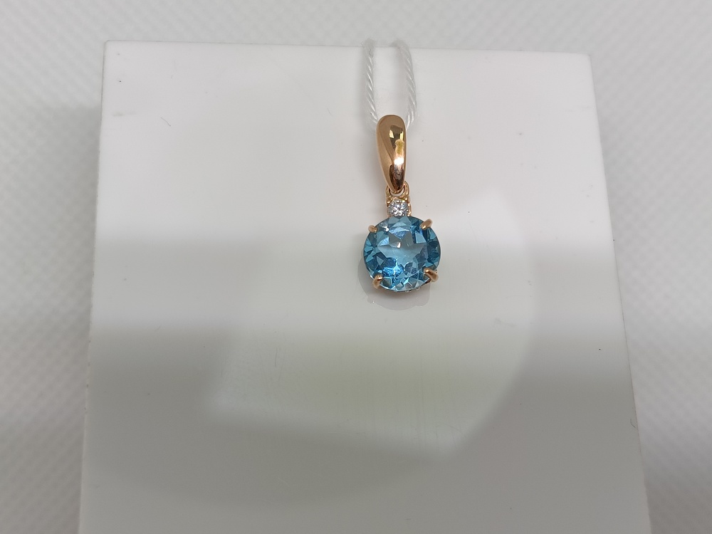 ПОДВЕСКА С КАМНЯМИ (Au 585)