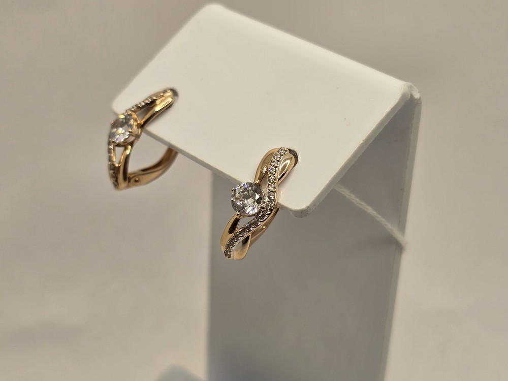 СЕРЬГИ С КАМНЯМИ (Au 585)