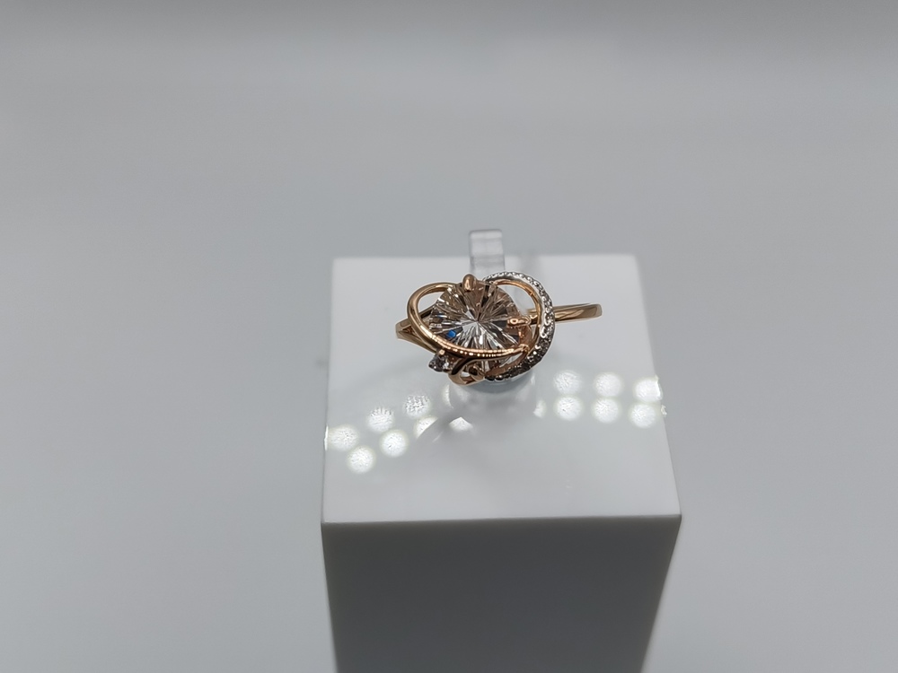 КОЛКМИ585 КОЛЬЦО С КАМНЯМИ (Au 585)