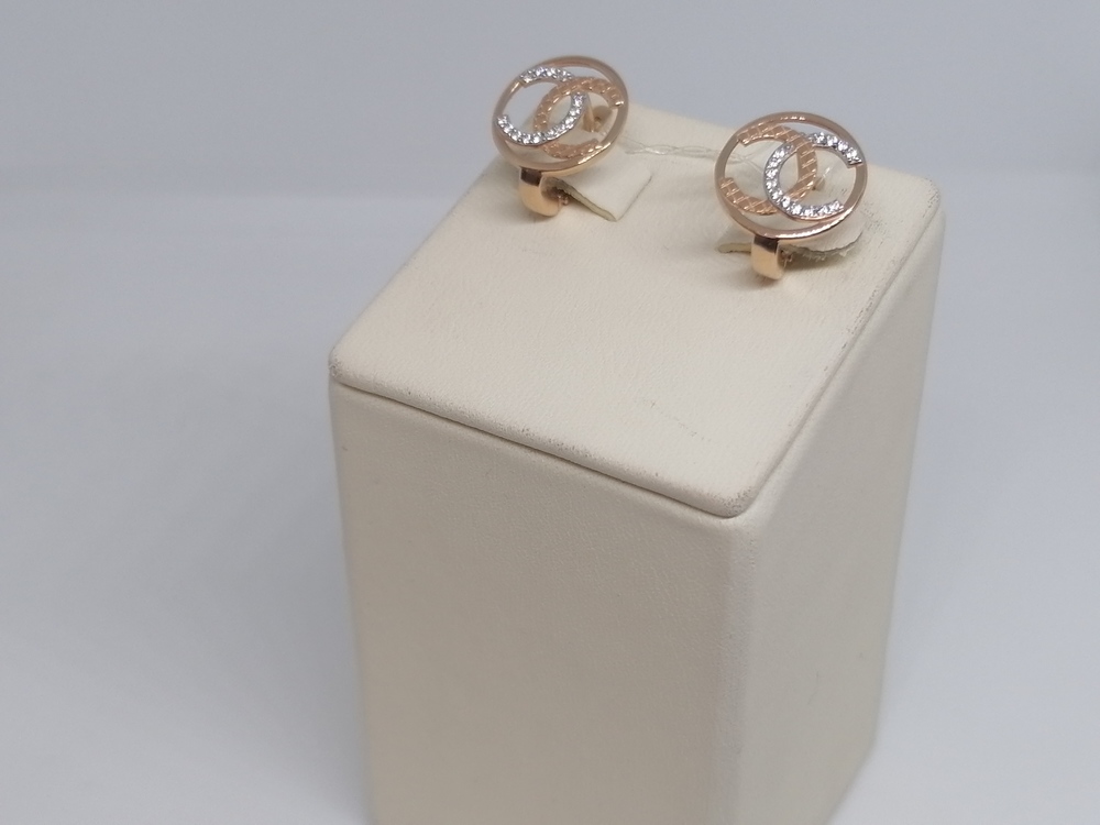 СЕРЬГИ С КАМНЯМИ (Au 585)