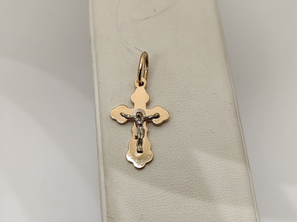 810-00330-10-00-00-00 ПОДВЕСКА КРЕСТ без камня (Au 585)