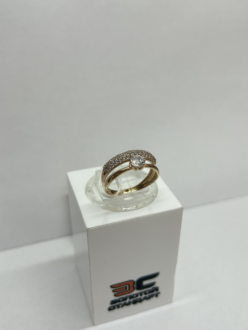 КОЛКМИ585 КОЛЬЦО С КАМНЯМИ (Au 585)