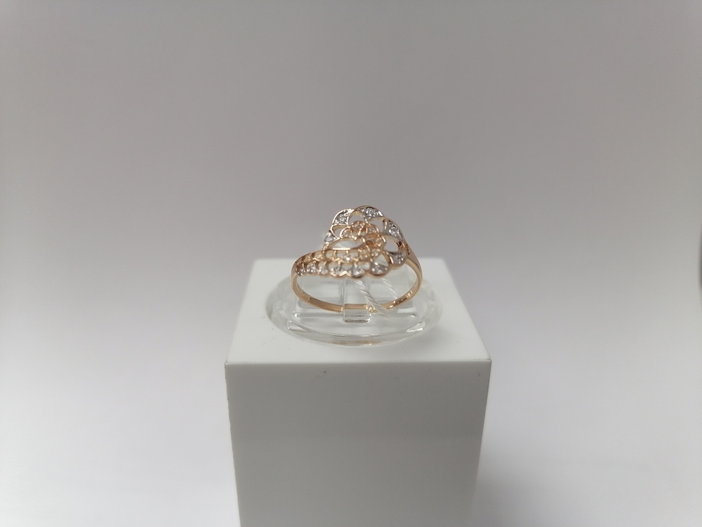 КОЛКМИ585 КОЛЬЦО С КАМНЯМИ (Au 585)