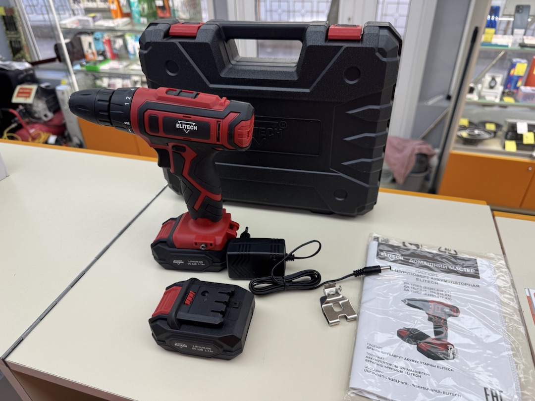 Шуруповерт Elitech ДА 122СЛ