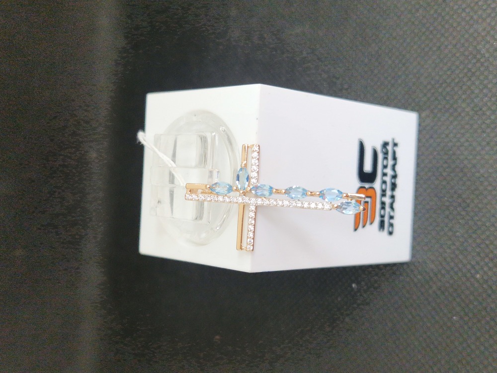 ПОДКМИ585 ПОДВЕСКА С КАМНЯМИ (Au 585)