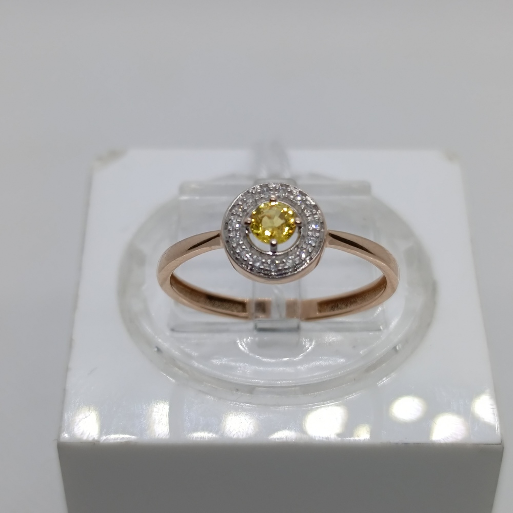 КОЛЬЦО БРИЛЛИАНТ Au 585