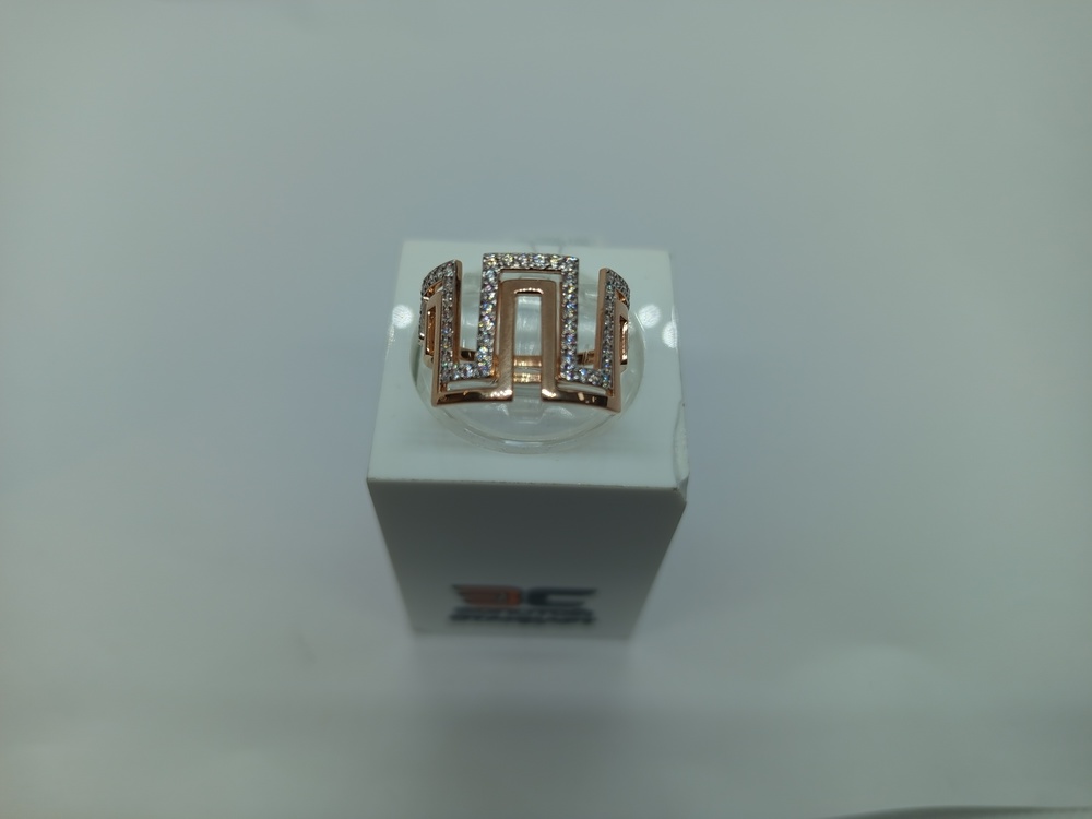 КОЛЬЦО С КАМНЯМИ (Au 585)