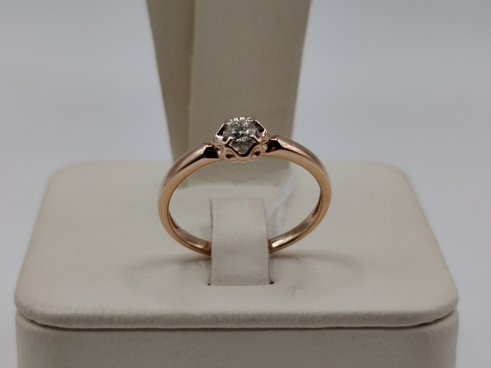 КОЛЬЦО БРИЛЛИАНТ Au 585