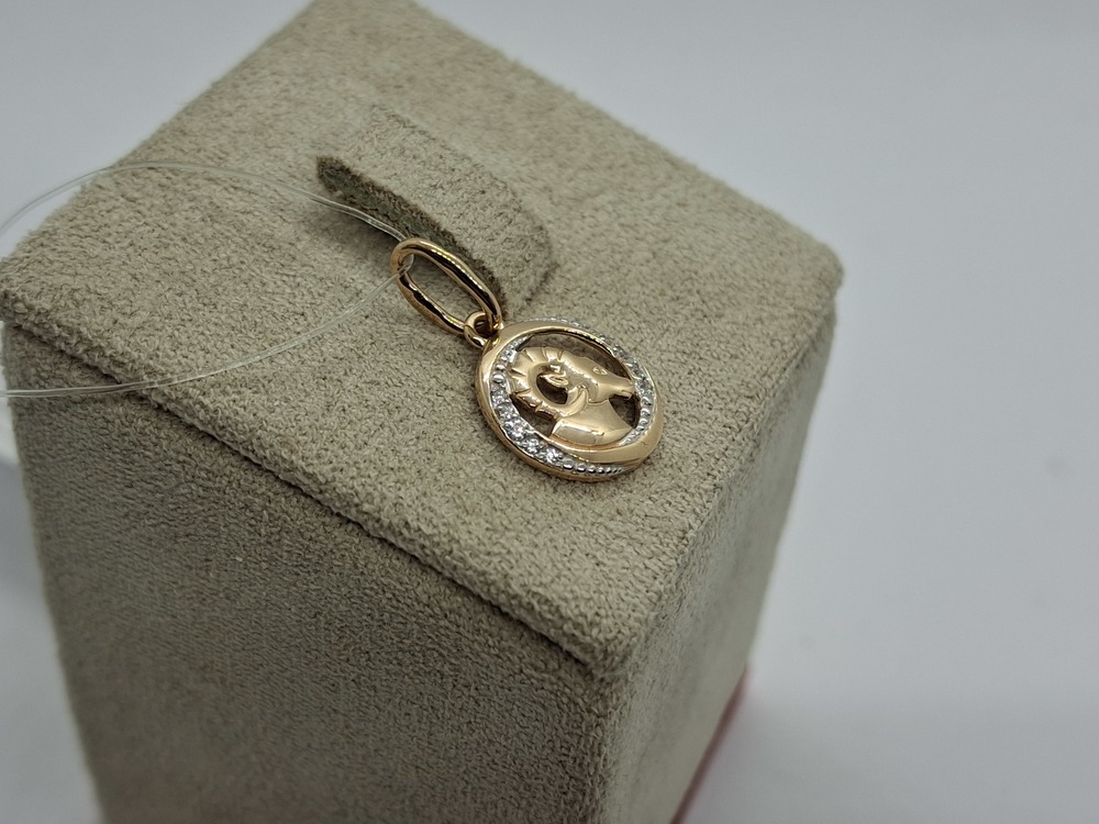 ПОДВЕСКА ЗНАК ЗОДИАКА КОЗЕРОГ (Au 585)