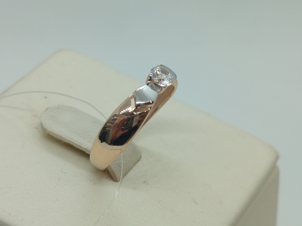 КОЛЬЦО С КАМНЕМ (Au 585)