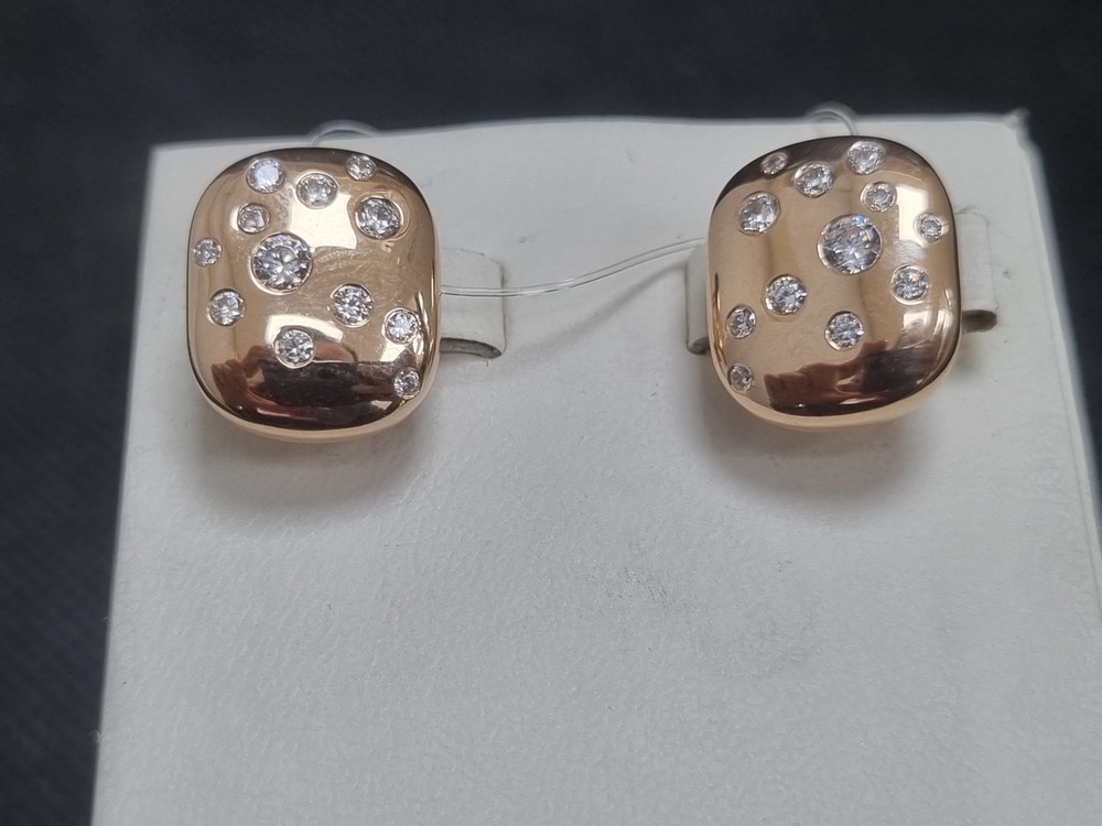 СЕРЬГИ С КАМНЯМИ (Au 585)