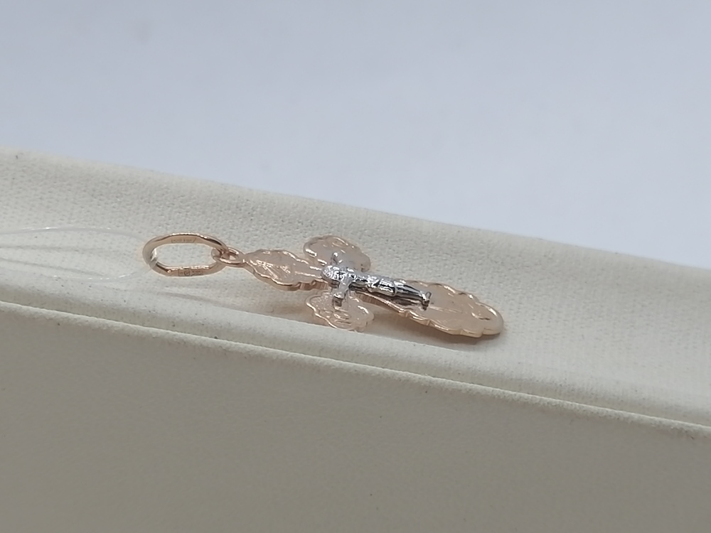 ПОДВЕСКА КРЕСТ без камня (Au 585)