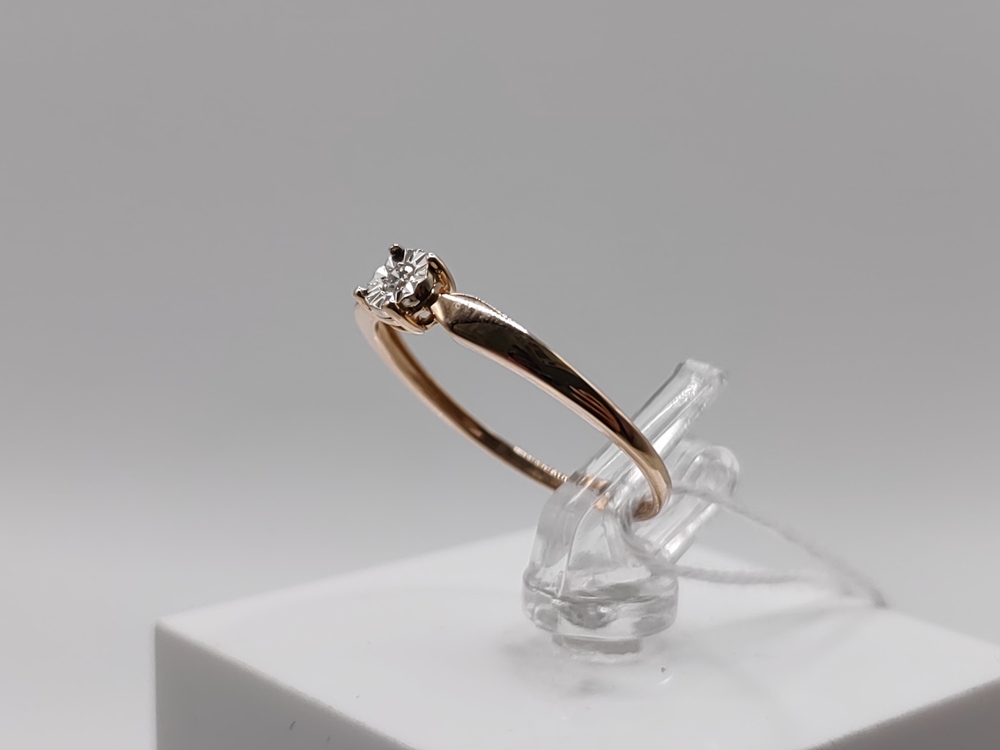 КОЛЬЦО БРИЛЛИАНТ Au 585