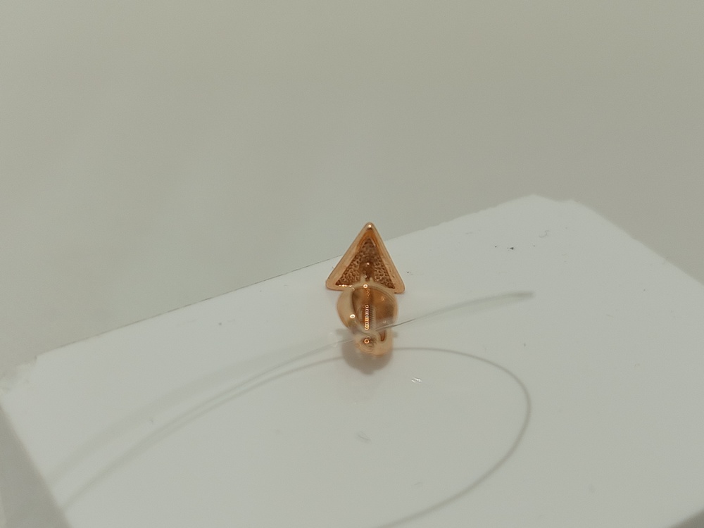 СЕРЬГИ ПУСЕТА без камня (Au 585)