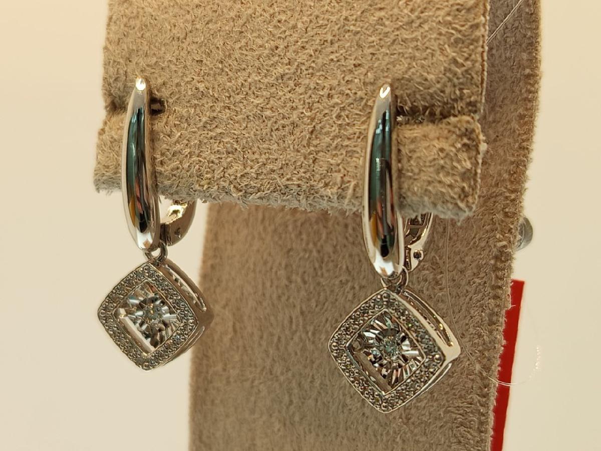 СЕРЬГИ БРИЛЛИАНТ (Au 585)