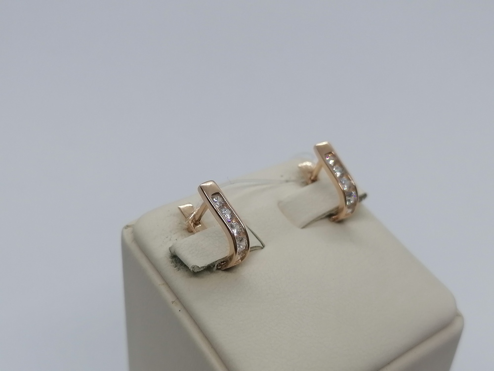 СЕРЬГИ С КАМНЯМИ (Au 585)