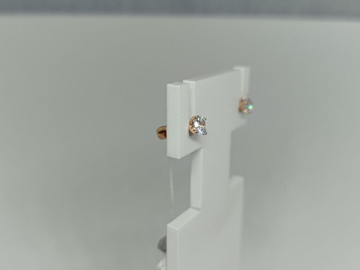 СПУС585 СЕРЬГИ ПУСЕТЫ (Au 585)