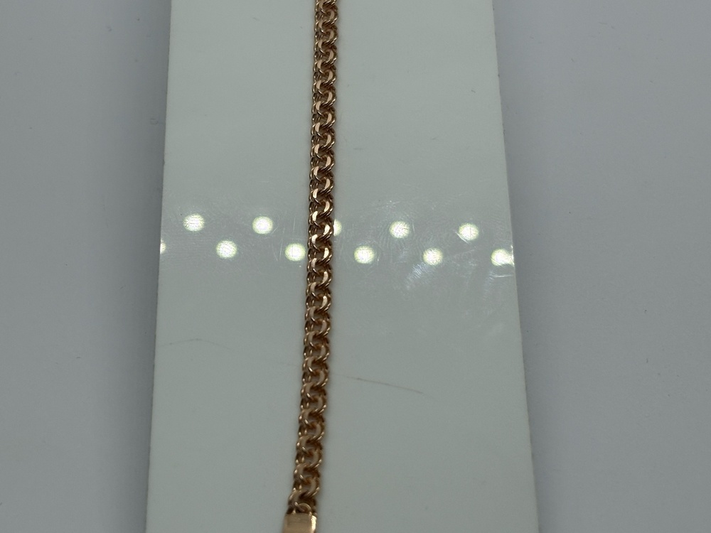 БРАСЛЕТ ПУСТОТЕЛЫЙ Бисмарк (Au 585)