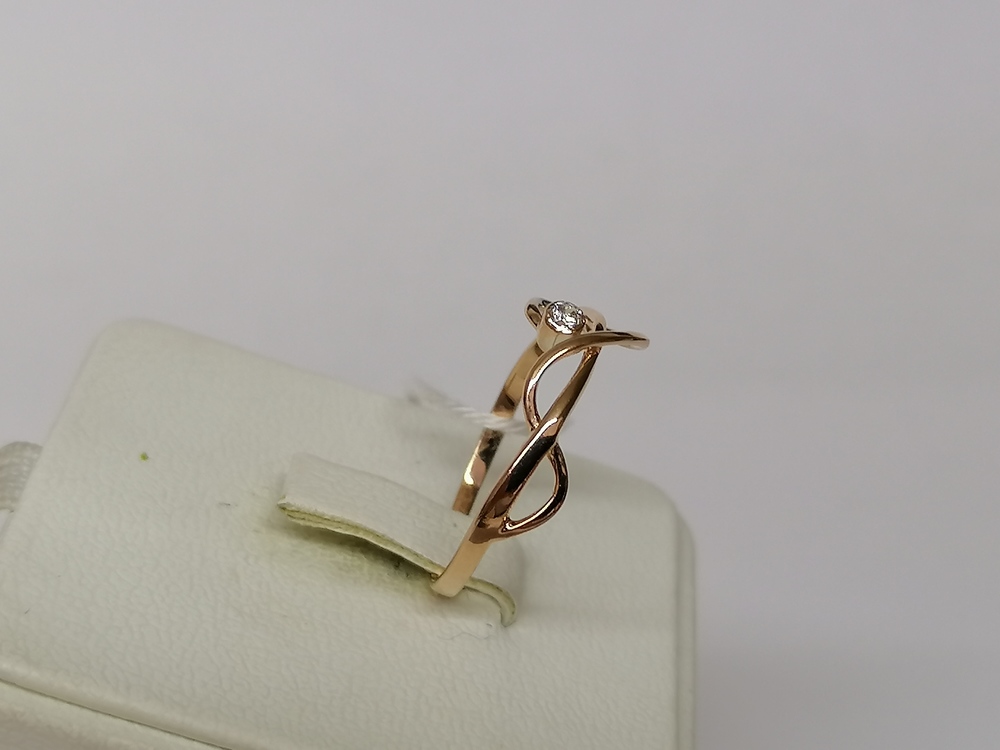 КОЛЬЦО С КАМНЕМ (Au 585)