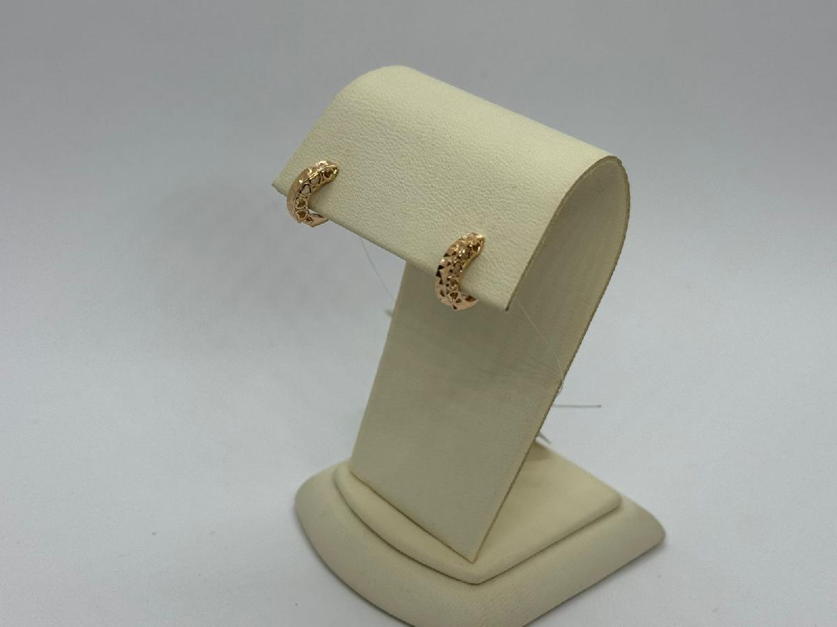 СЕРЬГИ БЕЗ КАМНЯ (Au 585)