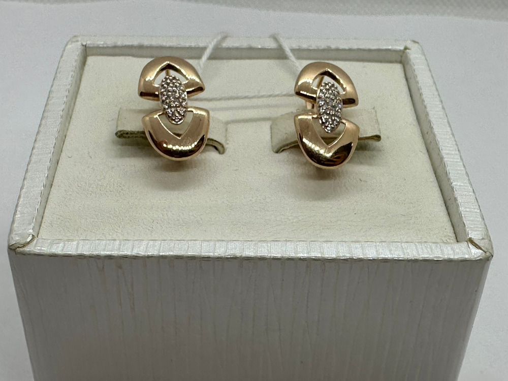 СЕРЬГИ С КАМНЯМИ (Au 585)