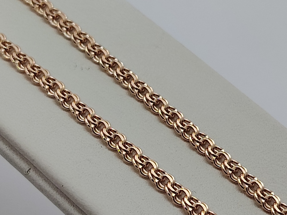 ЦЕПЬ ПУСТОТЕЛАЯ Бисмарк (Au 585)