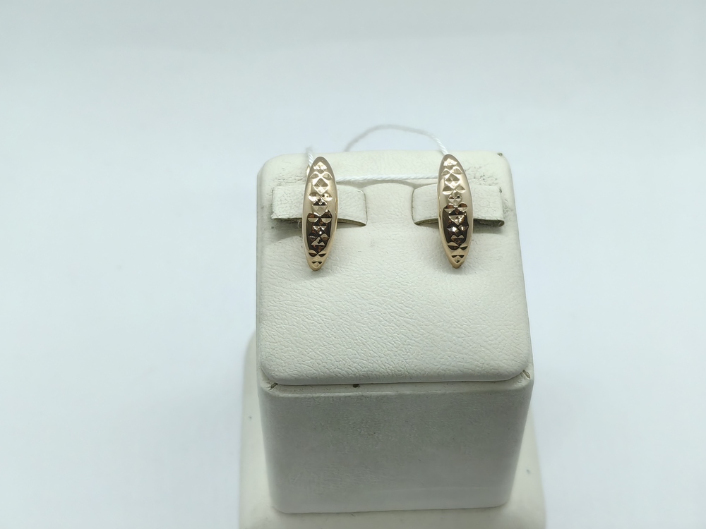 СЕРЬГИ БЕЗ КАМНЯ (Au 585)