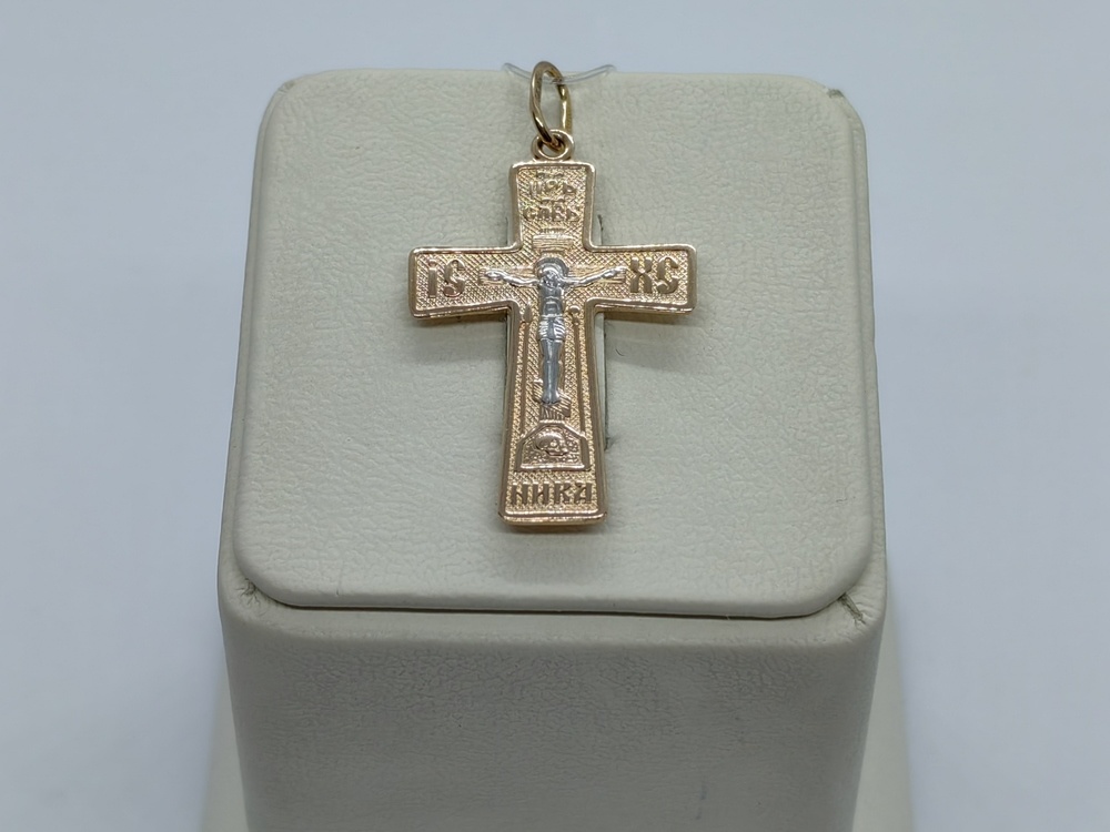 ПОДВЕСКА КРЕСТ без камня (Au 585)