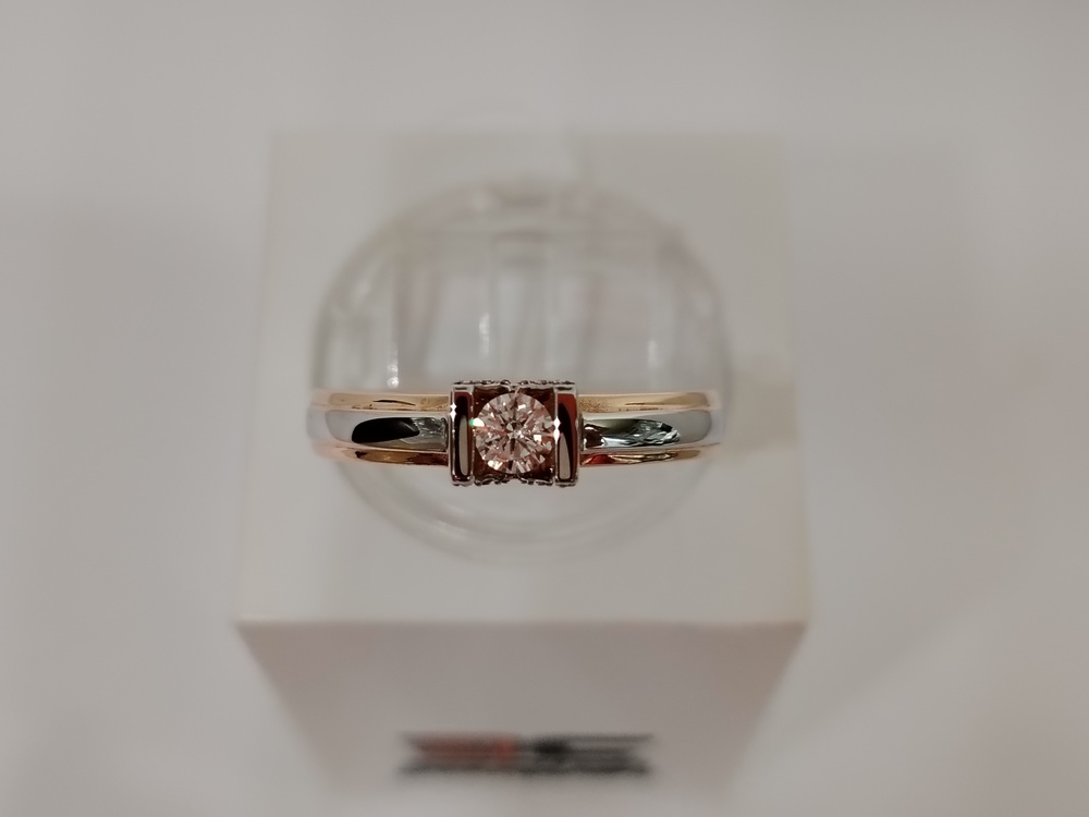 КОЛЬЦО С КАМНЕМ (Au 585)