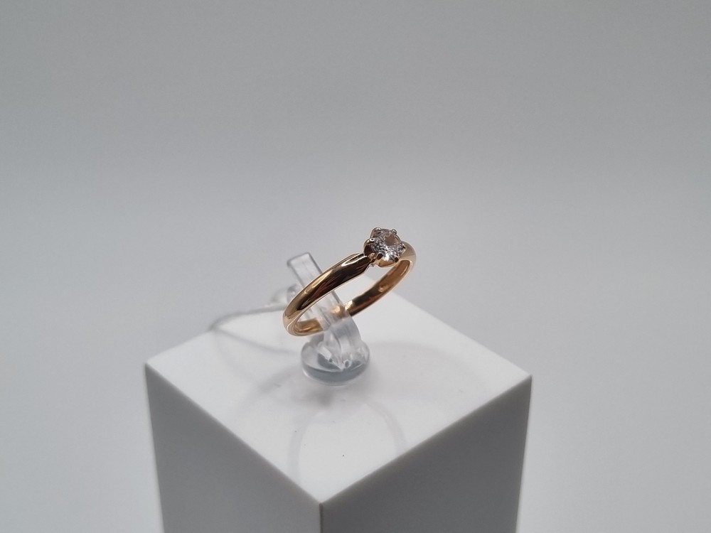 КОЛЬЦО С КАМНЕМ (Au 585)