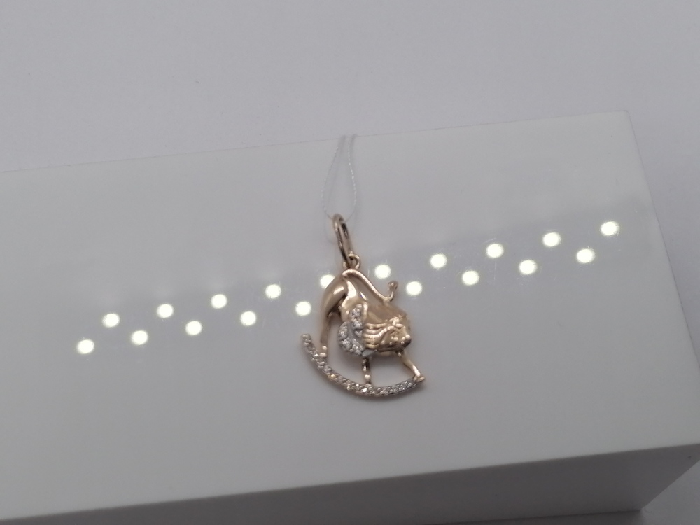 ПОДВЕСКА С КАМНЯМИ (Au 585)