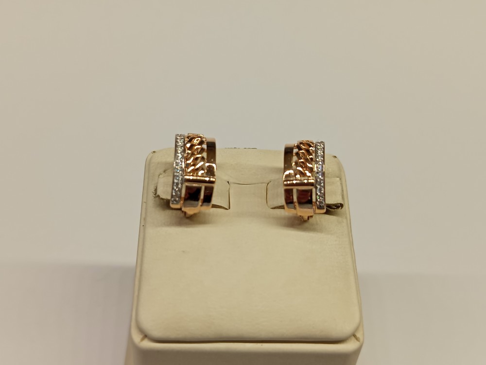 СЕРЬГИ С КАМНЯМИ (Au 585)