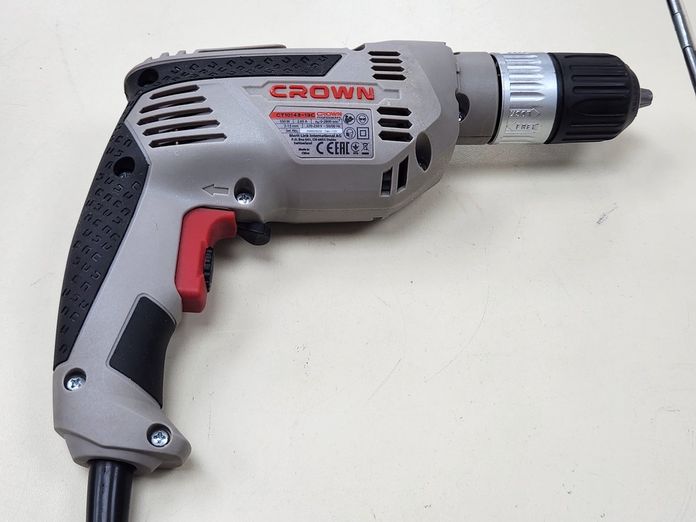 Дрель-безударная Crown CT10125C;