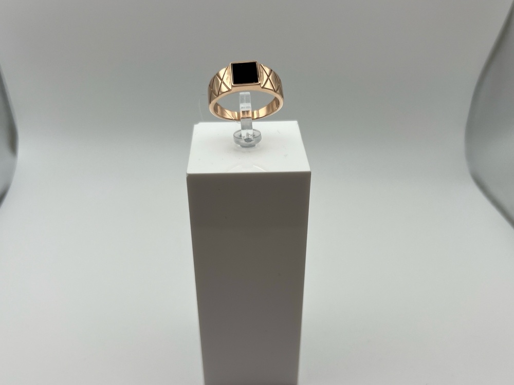 КОЛЬЦО ПЕЧАТКА с камнем (Au 585)