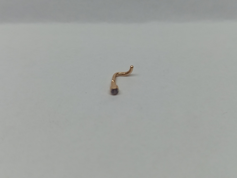 ПИРСИНГ С КАМНЕМ (Au 585)