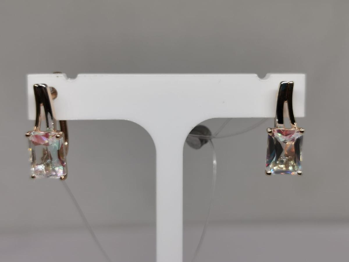 21805788 СЕРЬГИ С КАМНЕМ (Au 585)