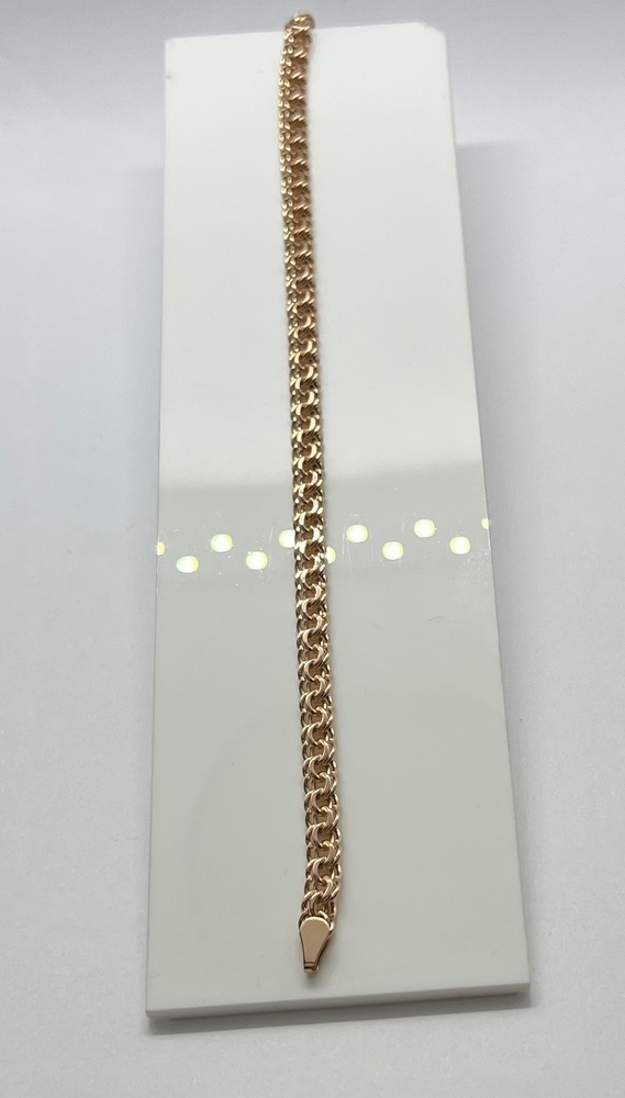 БЛБ585 БРАСЛЕТ ПОЛНОВЕСНЫЙ Бисмарк (Au 585)