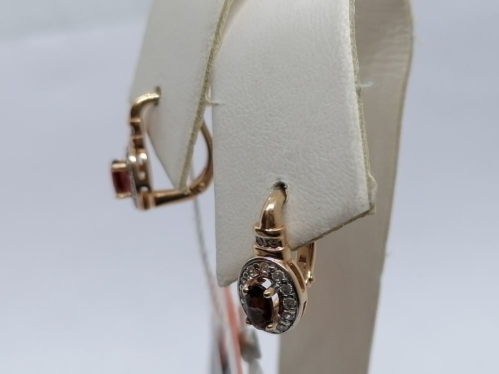 СЕРЬГИ С КАМНЯМИ (Au 585)