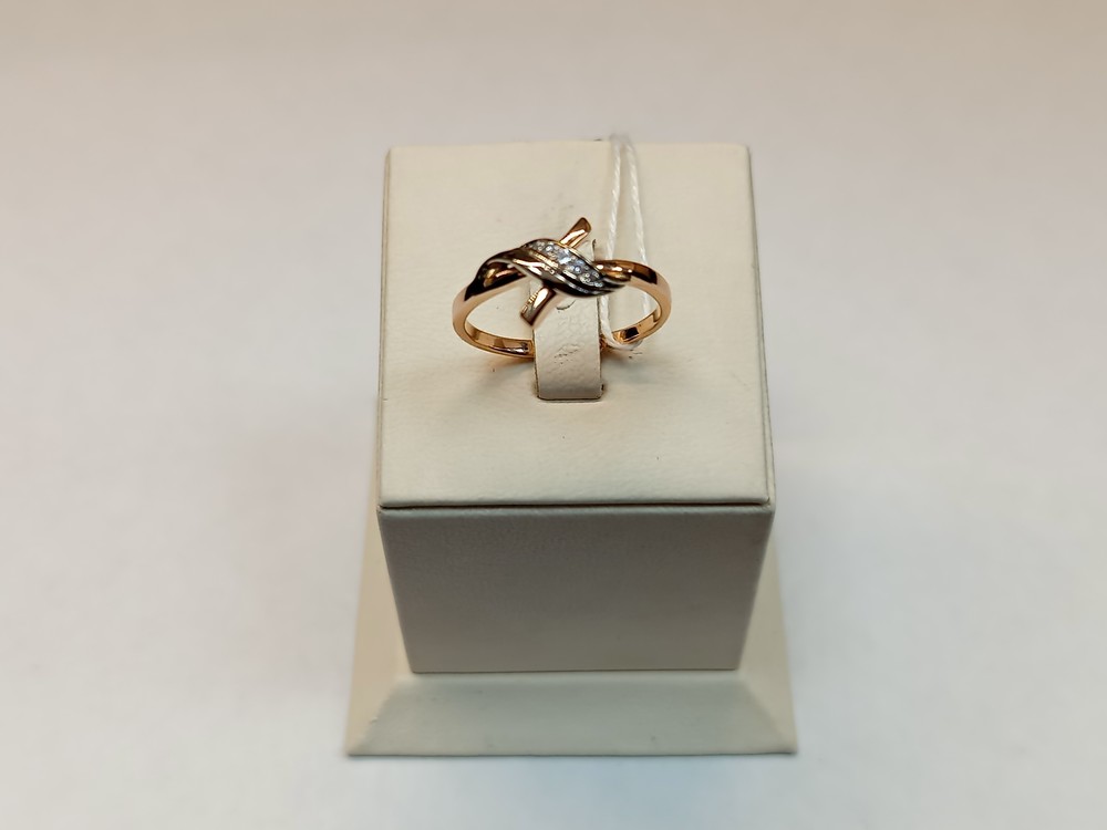 КОЛКМИ585 КОЛЬЦО С КАМНЯМИ (Au 585)