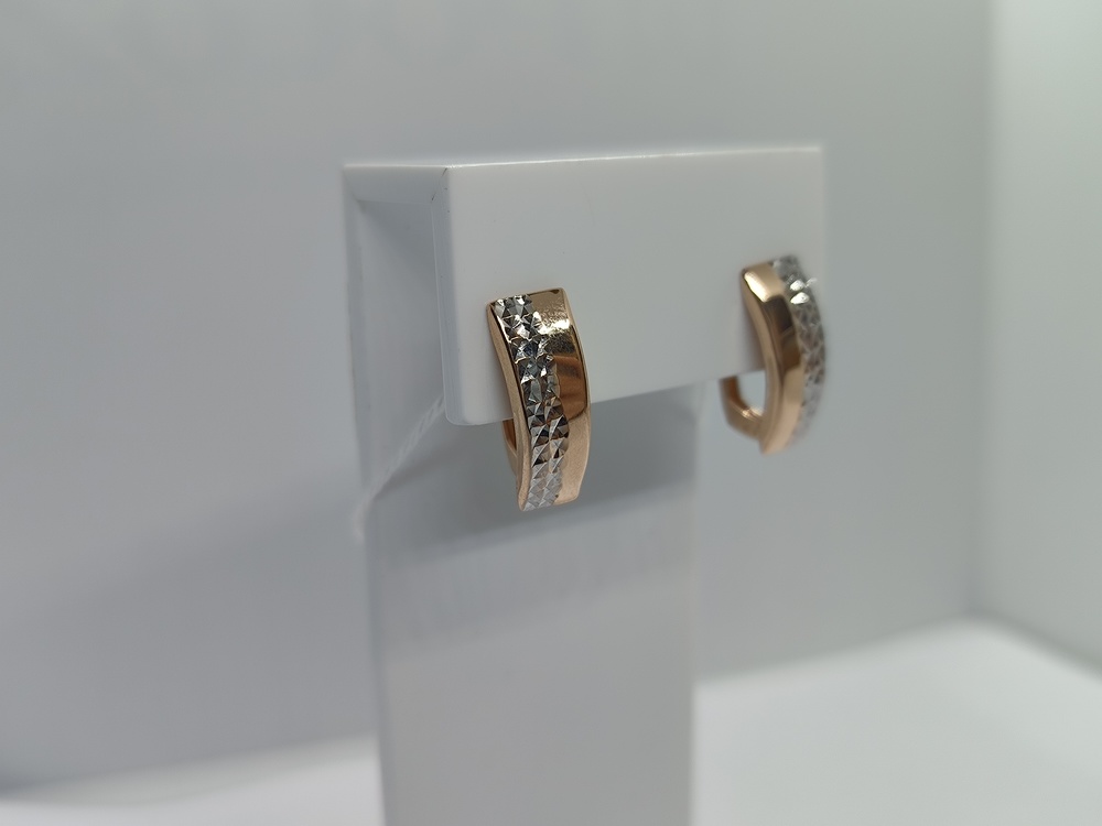 СЕРЬГИ БЕЗ КАМНЯ (Au 585)