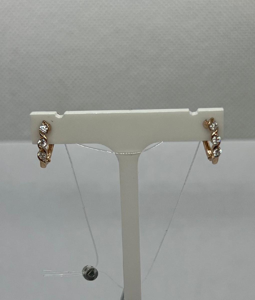 СЕРЬГИ С КАМНЯМИ (Au 585)